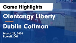 Olentangy Liberty  vs Dublin Coffman  Game Highlights - March 28, 2024