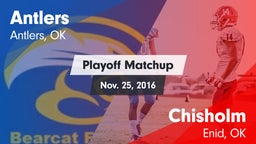 Matchup: Antlers  vs. Chisholm  2016