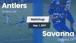 Matchup: Antlers  vs. Savanna  2017