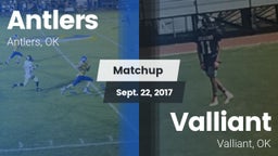 Matchup: Antlers  vs. Valliant  2017