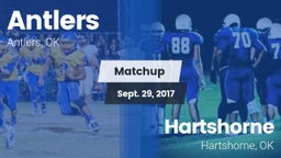 Matchup: Antlers  vs. Hartshorne  2017