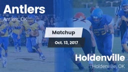 Matchup: Antlers  vs. Holdenville  2017