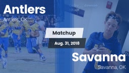 Matchup: Antlers  vs. Savanna  2018