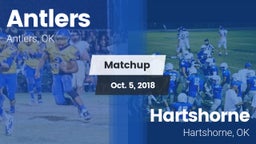 Matchup: Antlers  vs. Hartshorne  2018
