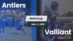 Matchup: Antlers  vs. Valliant  2018