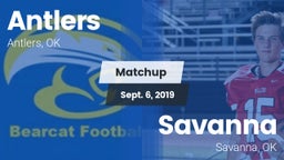 Matchup: Antlers  vs. Savanna  2019
