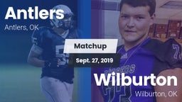 Matchup: Antlers  vs. Wilburton  2019