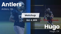 Matchup: Antlers  vs. Hugo  2019