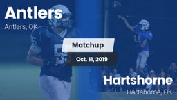 Matchup: Antlers  vs. Hartshorne  2019