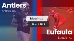 Matchup: Antlers  vs. Eufaula  2019