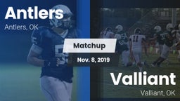 Matchup: Antlers  vs. Valliant  2019