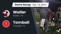 Recap: Waller  vs. Tomball  2017