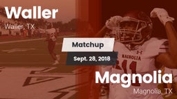 Matchup: Waller  vs. Magnolia  2018