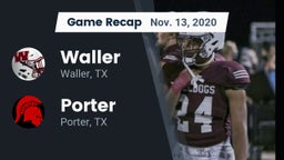 Recap: Waller  vs. Porter  2020