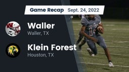 Recap: Waller  vs. Klein Forest  2022
