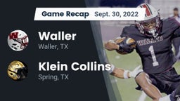 Recap: Waller  vs. Klein Collins  2022