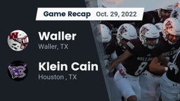 Recap: Waller  vs. Klein Cain  2022