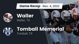 Recap: Waller  vs. Tomball Memorial  2022