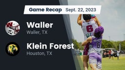 Recap: Waller  vs. Klein Forest  2023