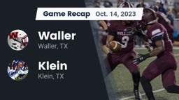 Recap: Waller  vs. Klein  2023