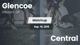 Matchup: Glencoe  vs. Central 2016