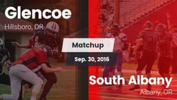 Matchup: Glencoe  vs. South Albany  2016