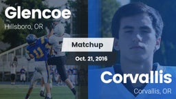 Matchup: Glencoe  vs. Corvallis  2016