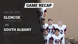 Recap: Glencoe  vs. South Albany  2016