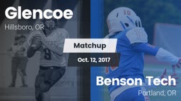 Matchup: Glencoe  vs. Benson Tech  2017