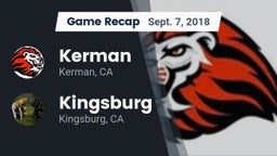 Recap: Kerman  vs. Kingsburg  2018