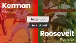 Matchup: Kerman  vs. Roosevelt  2019
