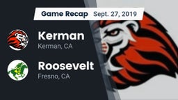 Recap: Kerman  vs. Roosevelt  2019