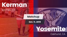 Matchup: Kerman  vs. Yosemite  2019