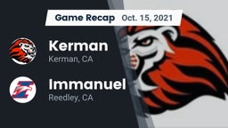 Recap: Kerman  vs. Immanuel  2021