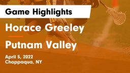 Horace Greeley  vs Putnam Valley  Game Highlights - April 5, 2022