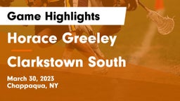 Horace Greeley  vs Clarkstown South  Game Highlights - March 30, 2023