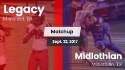 Matchup: Legacy  vs. Midlothian  2017