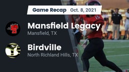 Recap: Mansfield Legacy  vs. Birdville  2021