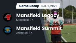 Recap: Mansfield Legacy  vs. Mansfield Summit  2021