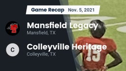 Recap: Mansfield Legacy  vs. Colleyville Heritage  2021
