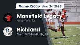 Recap: Mansfield Legacy  vs. Richland  2023