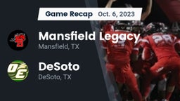 Recap: Mansfield Legacy  vs. DeSoto  2023
