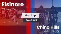 Matchup: Elsinore  vs. Chino Hills  2018