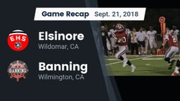 Recap: Elsinore  vs. Banning  2018