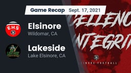 Recap: Elsinore  vs. Lakeside  2021