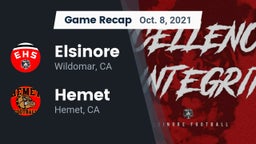 Recap: Elsinore  vs. Hemet  2021