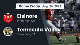 Recap: Elsinore  vs. Temecula Valley  2022
