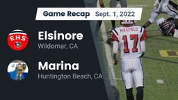 Recap: Elsinore  vs. Marina  2022