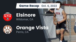 Recap: Elsinore  vs. Orange Vista  2022