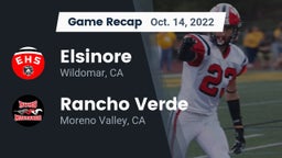 Recap: Elsinore  vs. Rancho Verde  2022